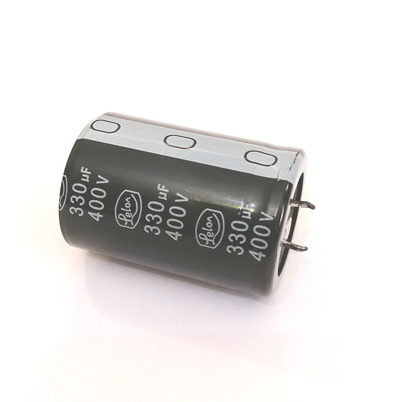 خازن الکترولیت 330 میکروفاراد کد 400V lelon