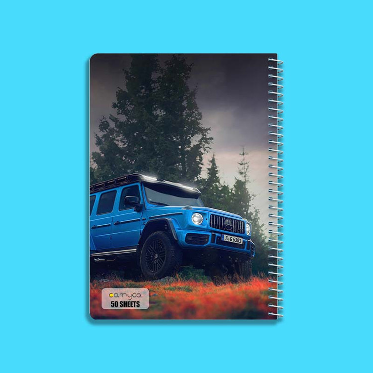 دفتر نقاشی 50 برگ کارنیکا طرح مرسدس‑ا ام جی G۶۳ Mercedes‑AMG G63 کد 14950 مجموعه 4 عددی
