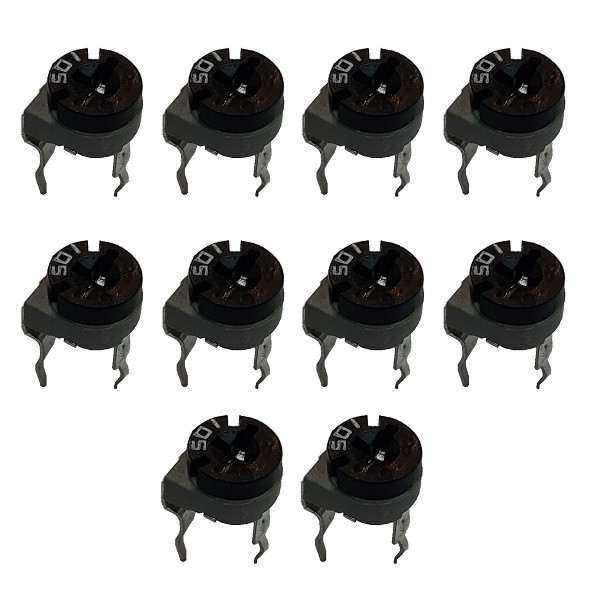 مقاومت پتانسیومتر 1 مگا اهم کد WH06-2-105 بسته 10 عددی