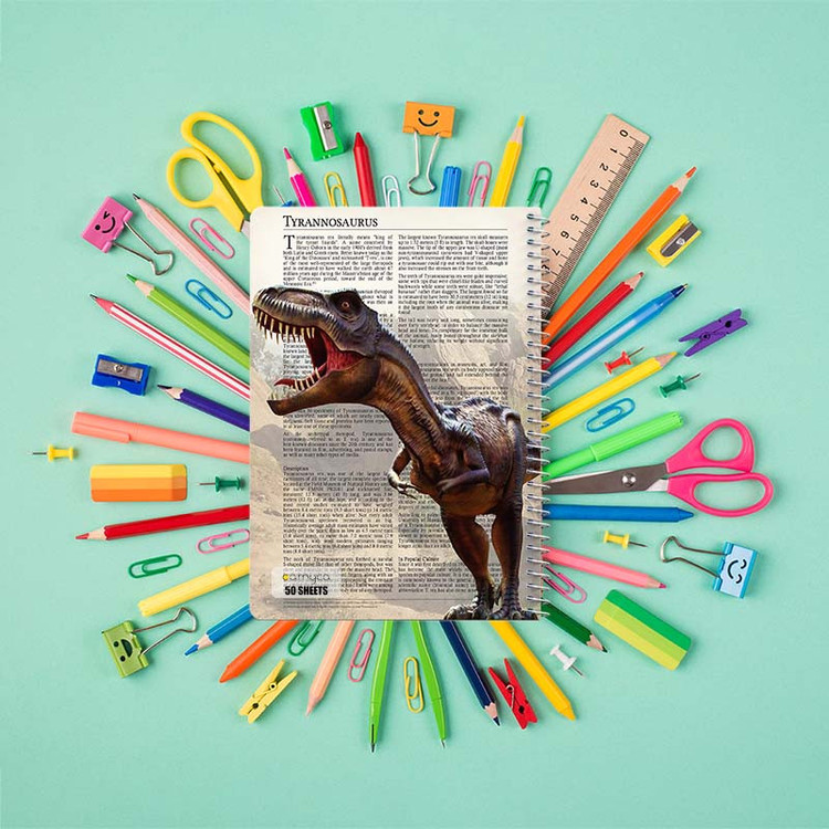 دفتر نقاشی 50 برگ کارنیکا طرح روزنامه وینتج حیوانات Vintage Newspaper Animals کد 60584 مجموعه 4 عددی