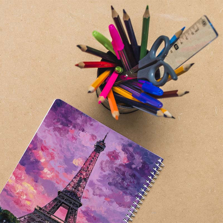 دفتر نقاشی 50 برگ کارنیکا طرح پاریس Paris کد 56487 مجموعه 4 عددی