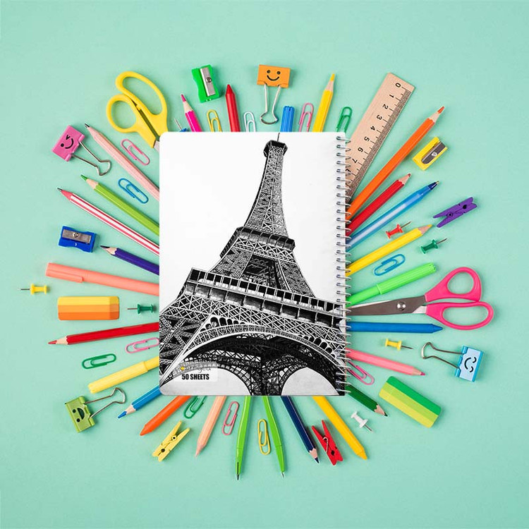 دفتر نقاشی 50 برگ کارنیکا طرح پاریس Paris کد 56487 مجموعه 4 عددی