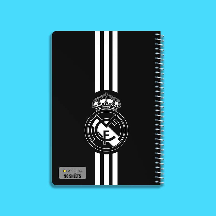 دفتر نقاشی 50 برگ کارنیکا طرح رئال مادرید Real Madrid کد 59088 مجموعه 4 عددی