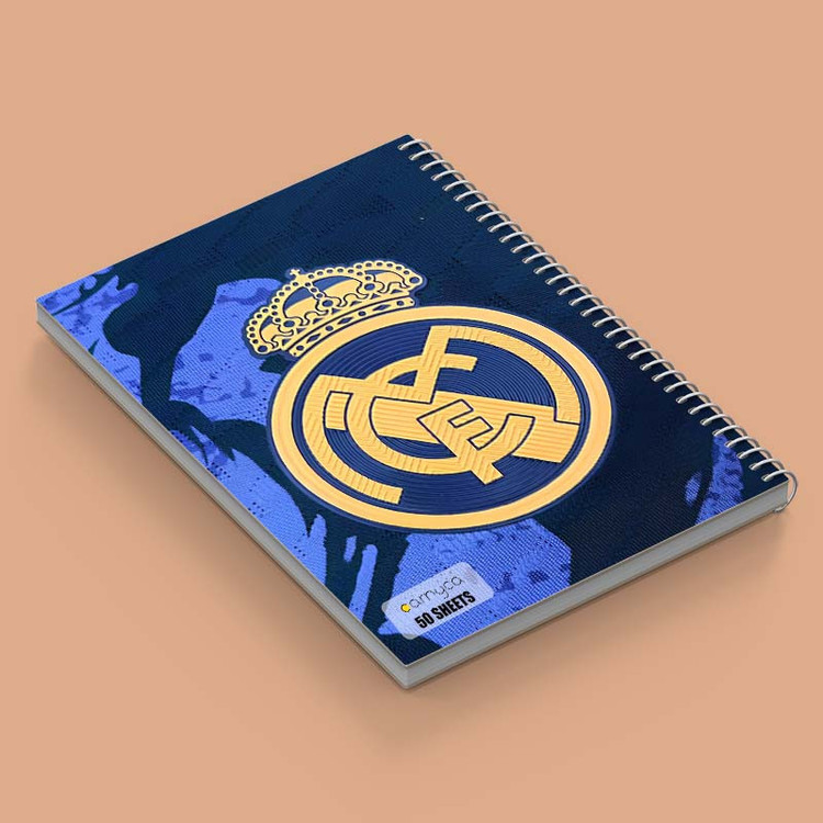 دفتر نقاشی 50 برگ کارنیکا طرح رئال مادرید Real Madrid کد 59088 مجموعه 4 عددی