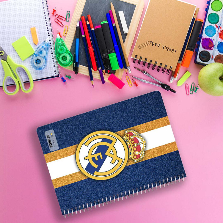 دفتر نقاشی 50 برگ کارنیکا طرح رئال مادرید Real Madrid کد 59088 مجموعه 4 عددی