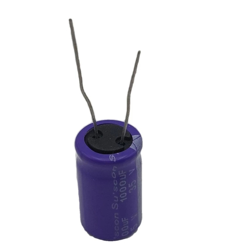 خازن الکترولیت 100 میکروفاراد مدل 16v بسته 100 عددی