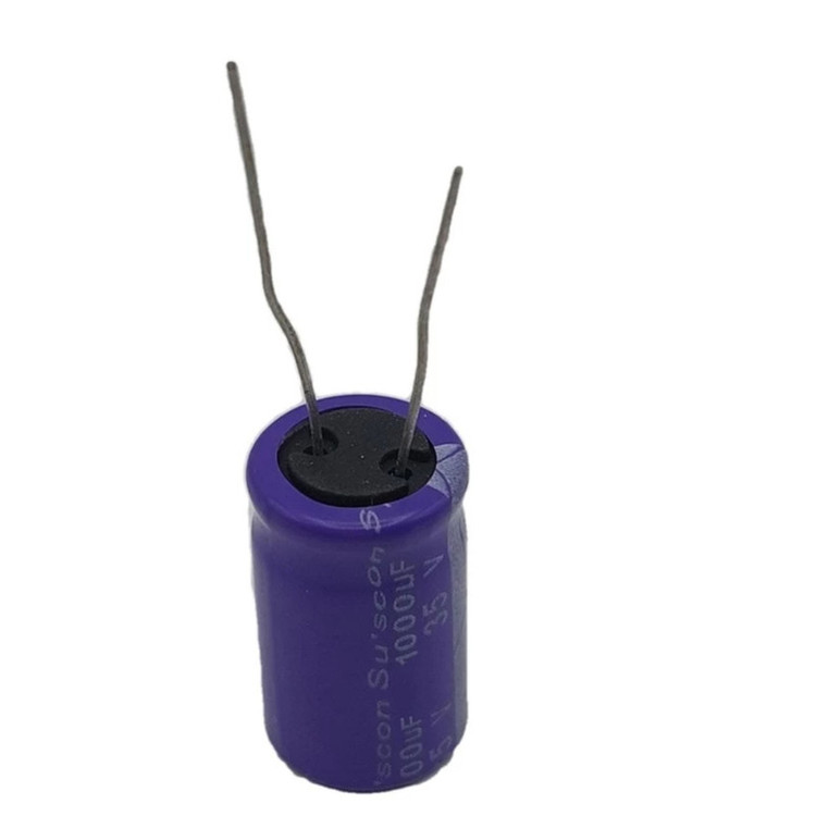 خازن الکترولیت 100 میکروفاراد مدل 16v بسته 100 عددی