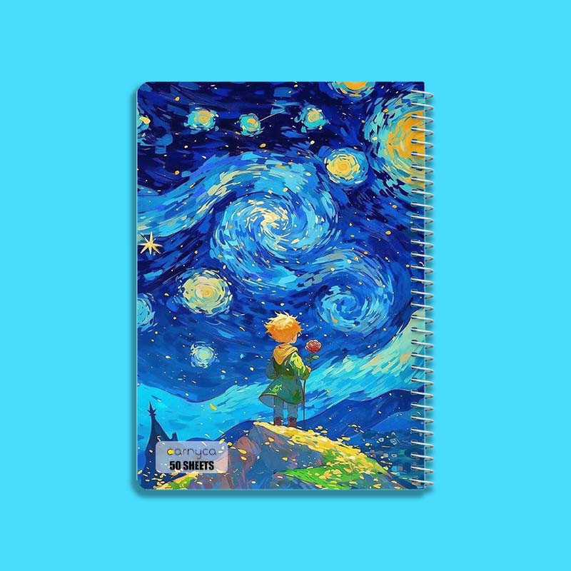 دفتر نقاشی 50 برگ کارنیکا طرح شازده کوچولو The Little Prince کد 83886 مجموعه 4 عددی