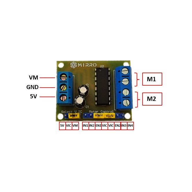 ماژول درایور موتور کد L293D مدل MRD-03