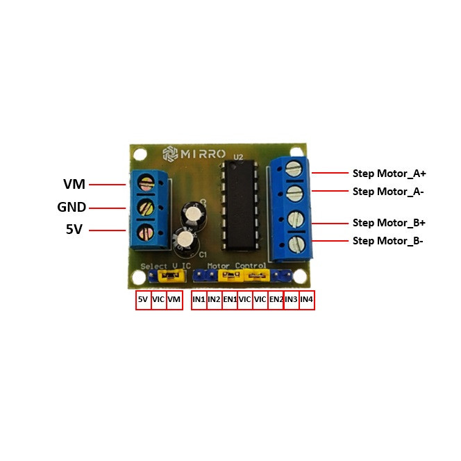 ماژول درایور موتور کد L293D مدل MRD-03