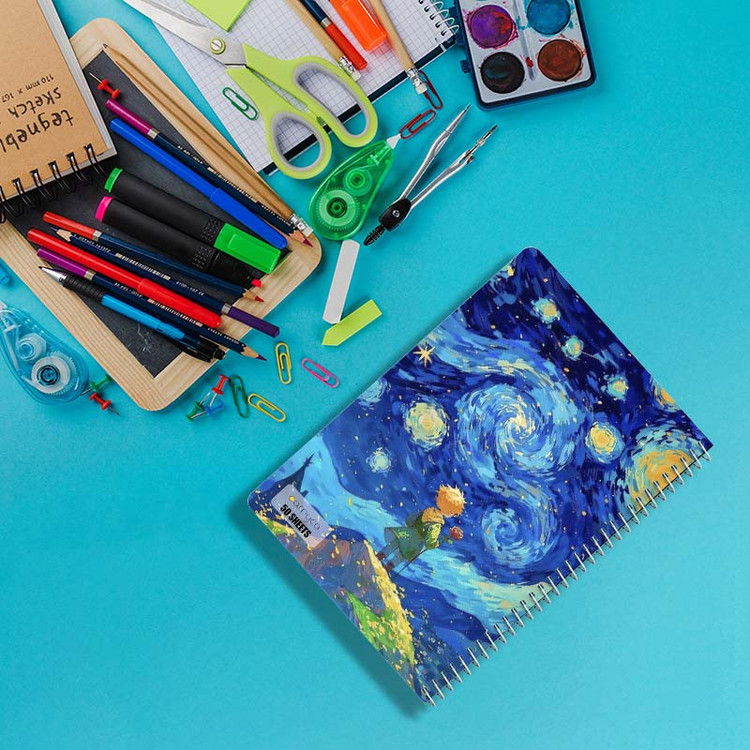 دفتر نقاشی 50 برگ کارنیکا طرح شازده کوچولو The Little Prince کد 83886 مجموعه 4 عددی