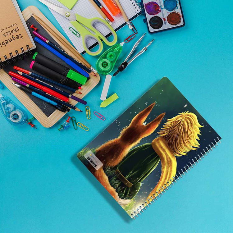دفتر نقاشی 50 برگ کارنیکا طرح شازده کوچولو The Little Prince کد 43645 مجموعه 4 عددی