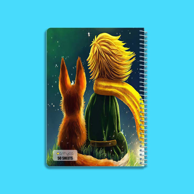 دفتر نقاشی 50 برگ کارنیکا طرح شازده کوچولو The Little Prince کد 43645 مجموعه 4 عددی