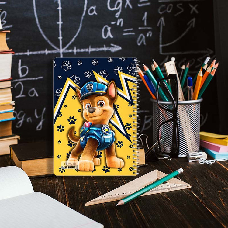 دفتر نقاشی 50 برگ کارنیکا طرح سگ های نگهبان paw patrol کد 74121 مجموعه 4 عددی