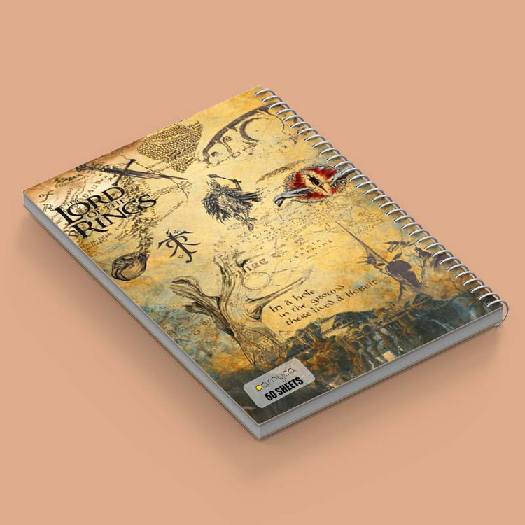دفتر نقاشی 50 برگ کارنیکا طرح ارباب حلقهها Lord of the Rings کد 60889 مجموعه 4 عددی