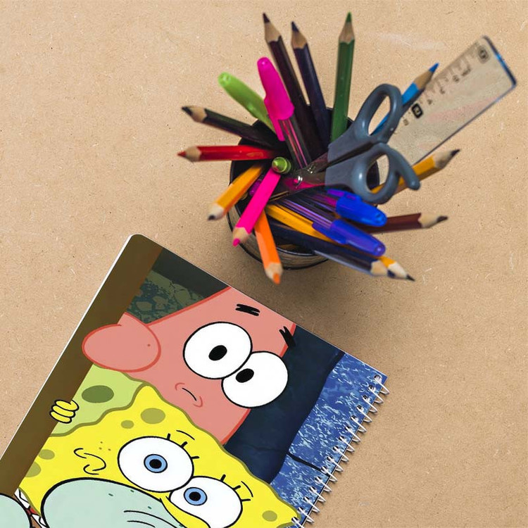 دفتر نقاشی 50 برگ کارنیکا طرح باب اسفنجی spong bob کد 13678 مجموعه 4 عددی