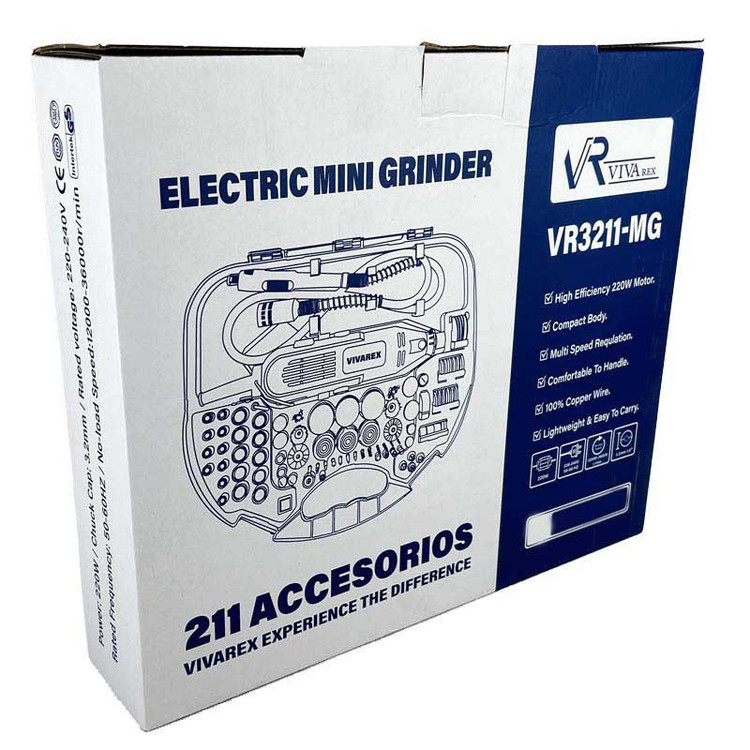 فرز مینیاتوری دیمردار 3.2 میلیمتری 220 وات ویوارکس مدل VR3211-MG مجموعه 211 عددی