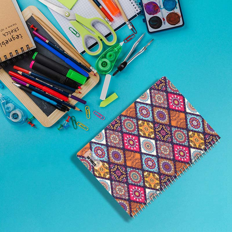 دفتر نقاشی 50 برگ کارنیکا طرح پترن ایرانی Persian Pattern کد 25985 مجموعه 4 عددی