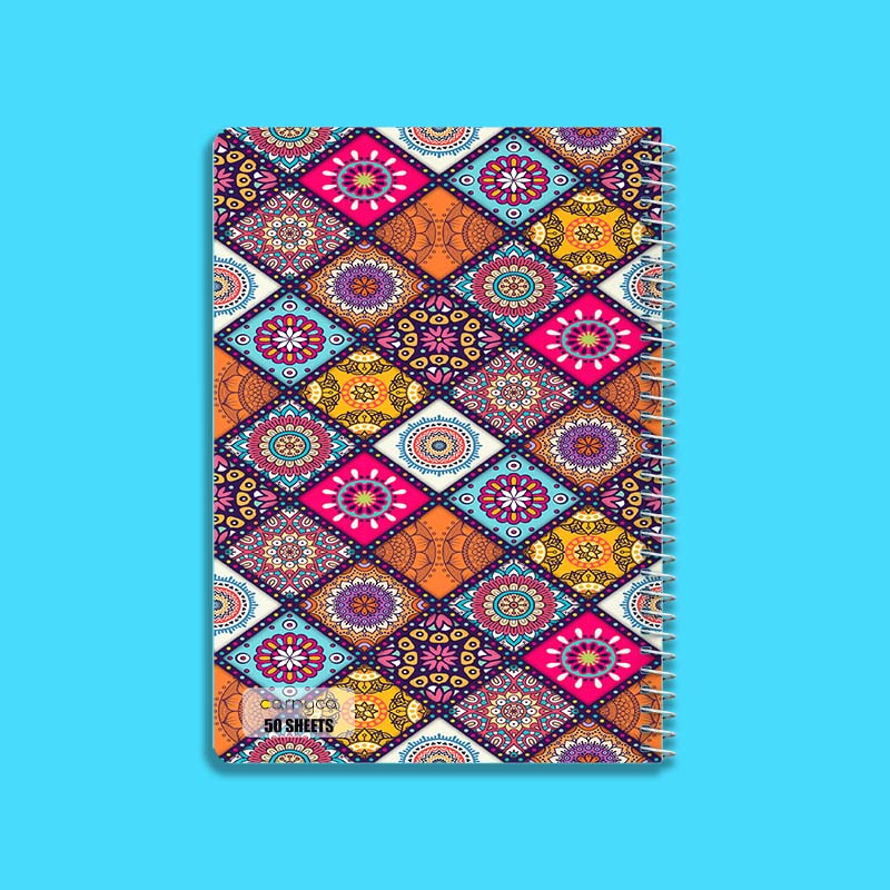 دفتر نقاشی 50 برگ کارنیکا طرح پترن ایرانی Persian Pattern کد 25985 مجموعه 4 عددی