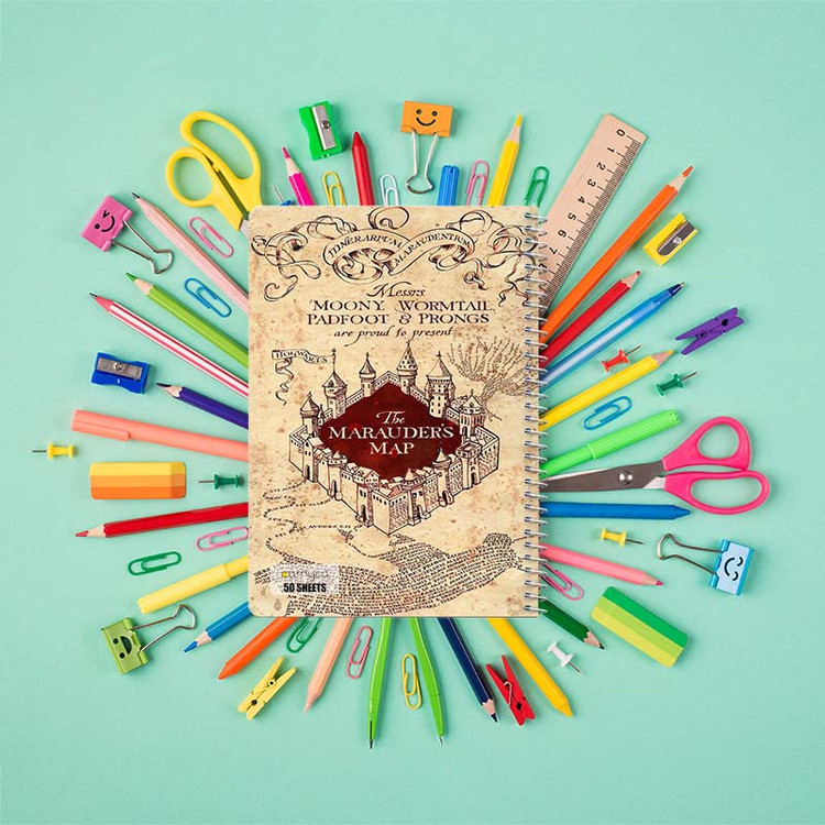 دفتر نقاشی 50 برگ کارنیکا طرح هری پاتر Harry Potter کد 77418 مجموعه 4 عددی