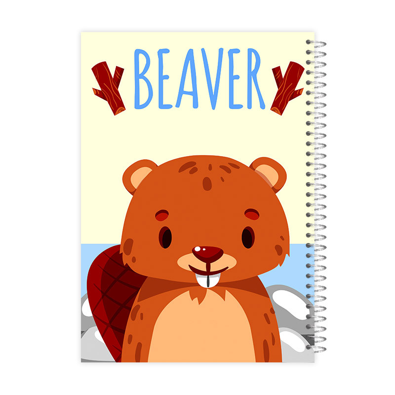 دفتر نقاشی 60 برگ آی چاپ مدل beaver کد 865