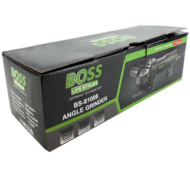 مینی فرز کلید پشت صنعتی 115 میلیمتری 1500وات باس مدل BS-81008