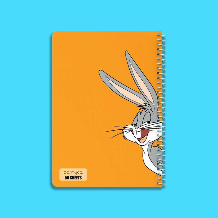 دفتر نقاشی 50 برگ کارنیکا طرح باگز بانی The Bugs Bunny کد 85541 مجموعه 4 عددی