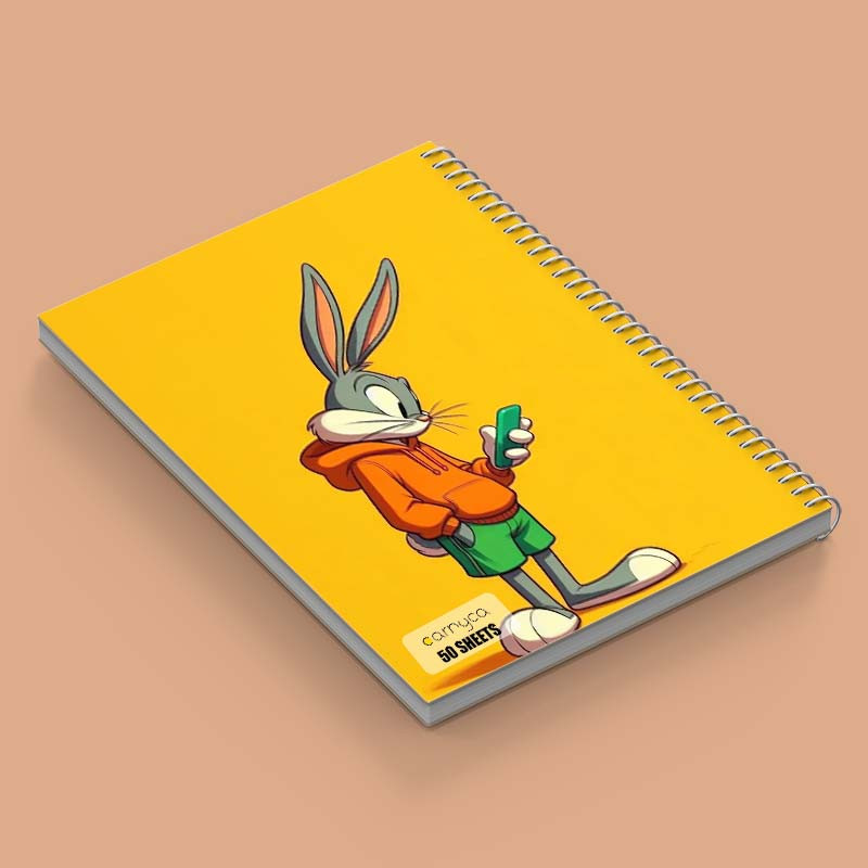 دفتر نقاشی 50 برگ کارنیکا طرح باگز بانی The Bugs Bunny کد 85541 مجموعه 4 عددی