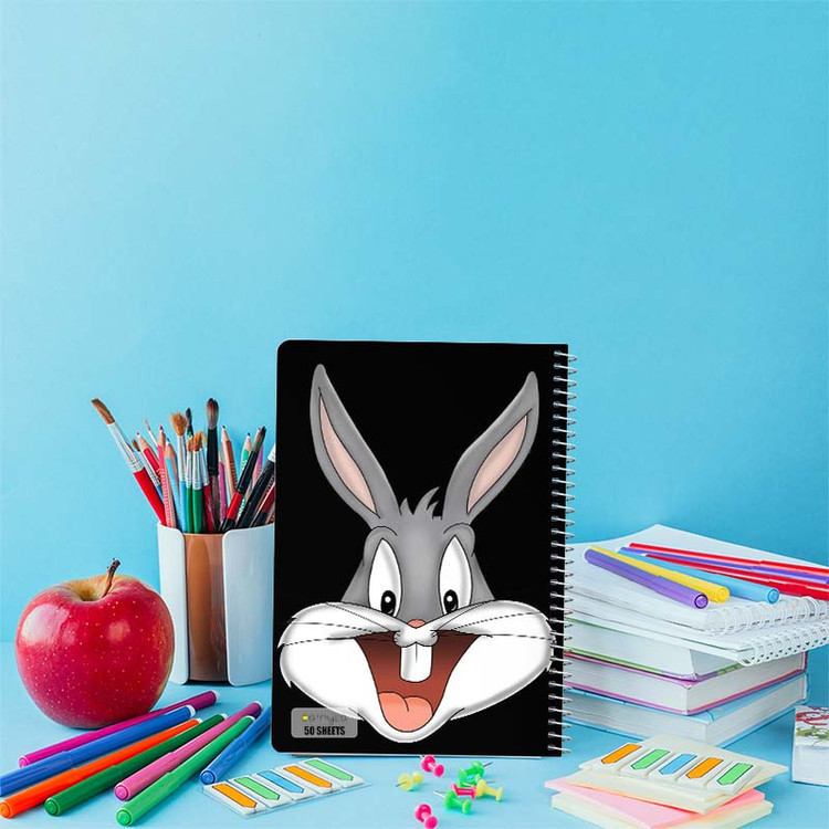 دفتر نقاشی 50 برگ کارنیکا طرح باگز بانی The Bugs Bunny کد 85541 مجموعه 4 عددی