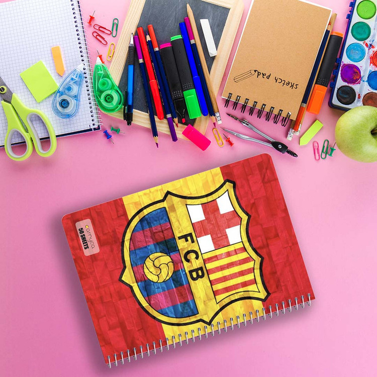 دفتر نقاشی 50 برگ کارنیکا طرح بارسلونا Barcelona کد 99330 مجموعه 4 عددی