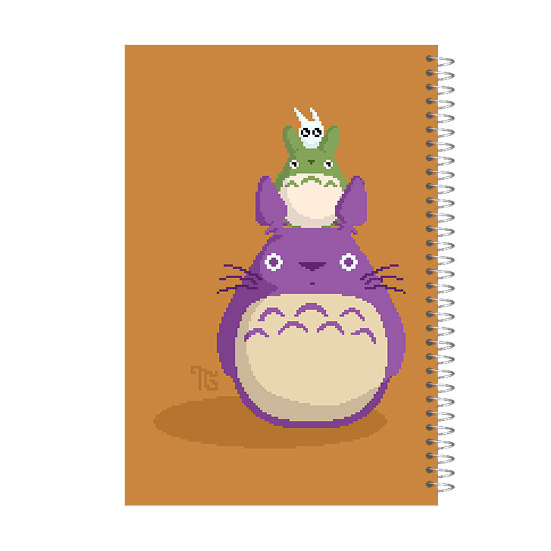 دفتر مشق 60 برگ آی چاپ مدل totoro کد 817b