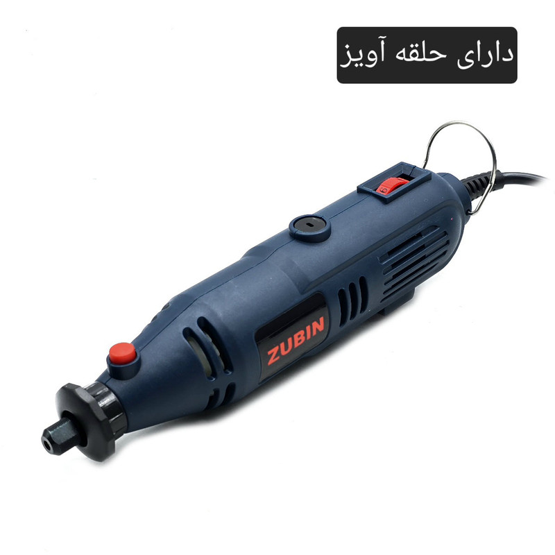 فرز انگشتی و مینیاتوری و حکاکی دیمردار 20 میلی متری 135 وات ژوبین مدل خرطومی دار مجموعه 40 عددی