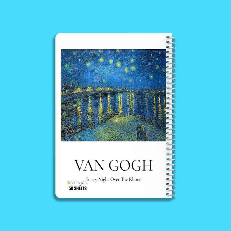 دفتر نقاشی 50 برگ کارنیکا طرح نقاشیهای ونگوگ Van Gogh Paintings کد 36171 مجموعه 4 عددی