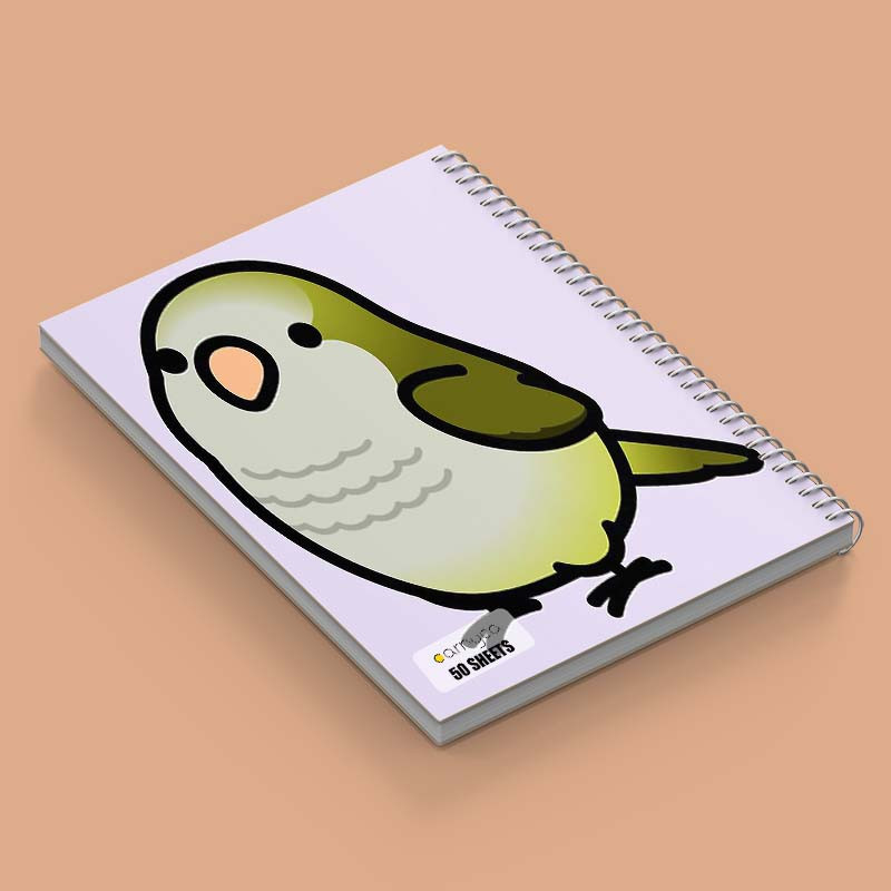 دفتر نقاشی 50 برگ کارنیکا طرح طوطی Parrot کد 55324 مجموعه 4 عددی