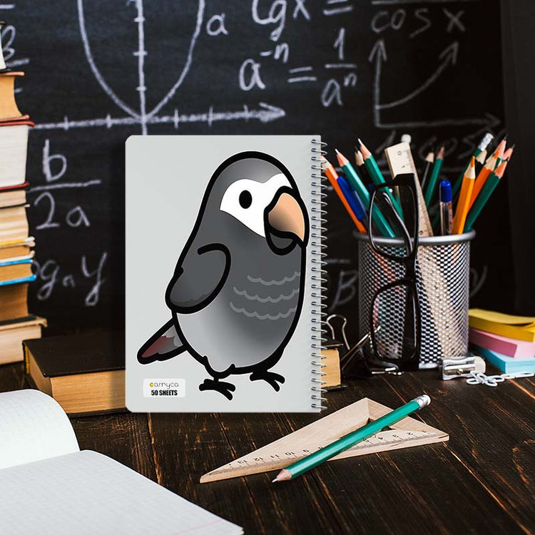 دفتر نقاشی 50 برگ کارنیکا طرح طوطی Parrot کد 55324 مجموعه 4 عددی