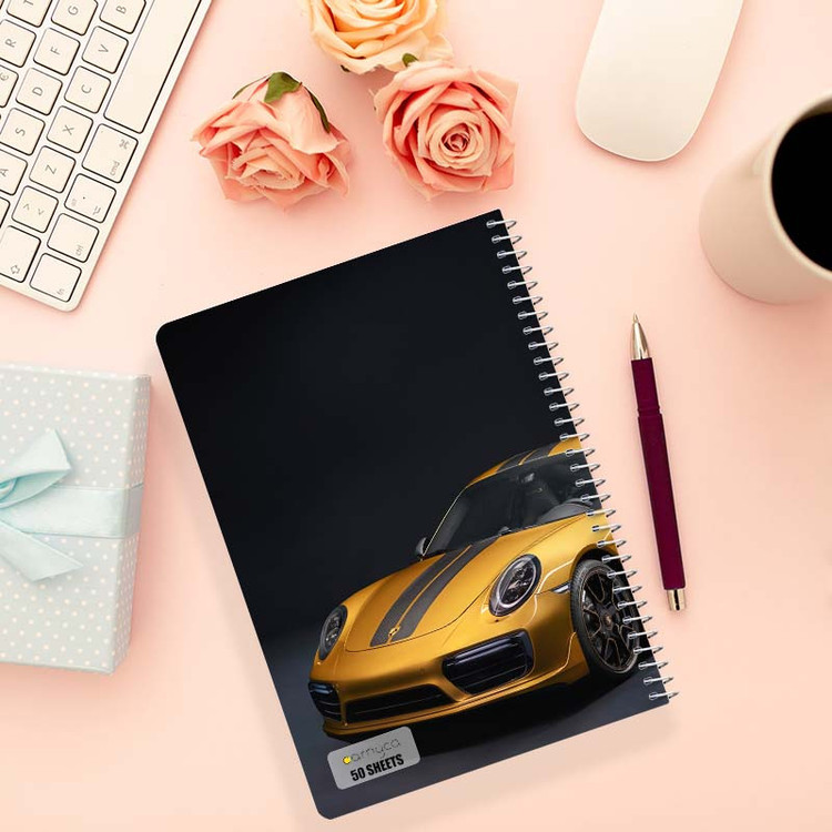 دفتر نقاشی 50 برگ کارنیکا طرح پورشه Porsche کد 13872 مجموعه 4 عددی