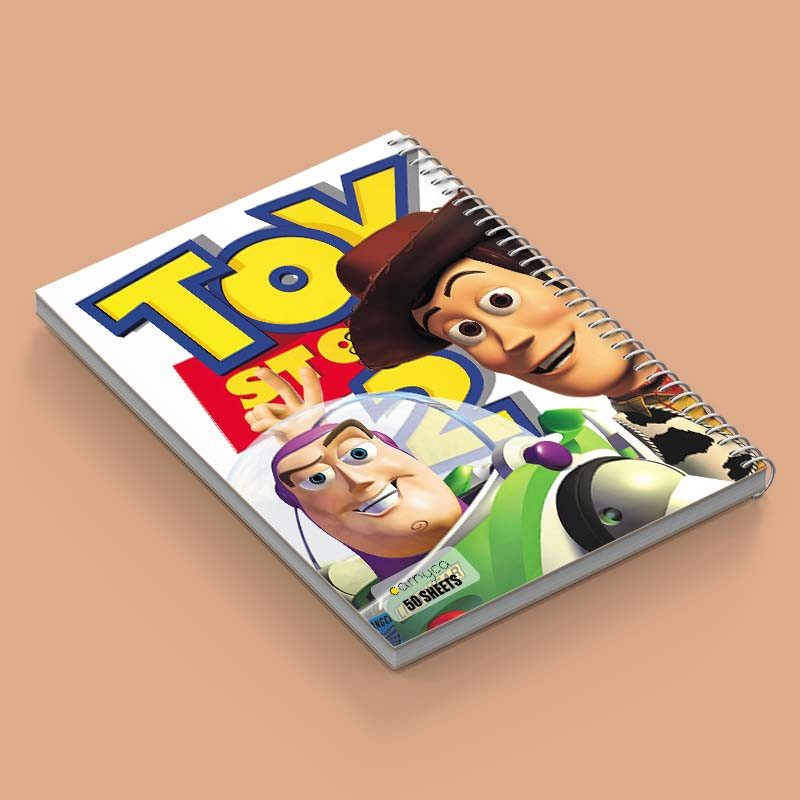 دفتر نقاشی 50 برگ کارنیکا طرح داستان اسباببازی Toy Story کد 20786 مجموعه 4 عددی