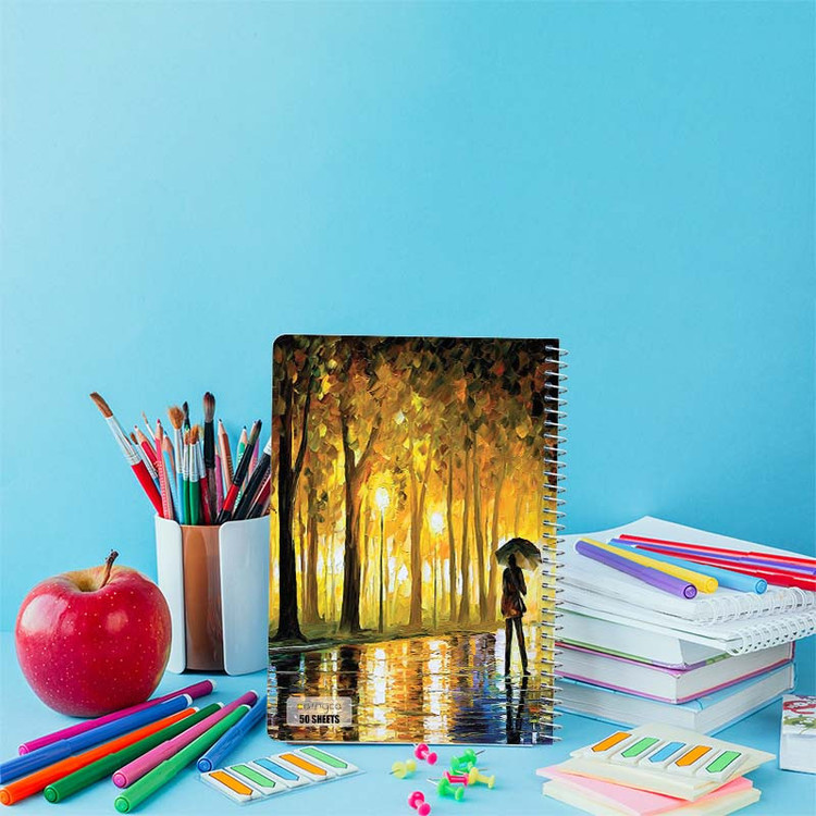 دفتر نقاشی 50 برگ کارنیکا طرح نقاشیهای آبرنگی Watercolor Paintings کد 88355 مجموعه 4 عددی