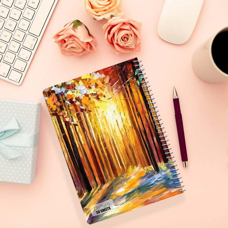 دفتر نقاشی 50 برگ کارنیکا طرح نقاشیهای آبرنگی Watercolor Paintings کد 88355 مجموعه 4 عددی
