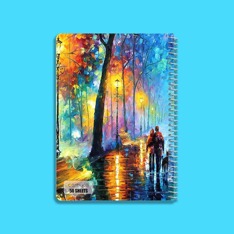 دفتر نقاشی 50 برگ کارنیکا طرح نقاشیهای آبرنگی Watercolor Paintings کد 88355 مجموعه 4 عددی
