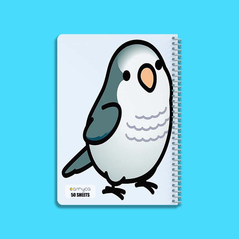 دفتر نقاشی 50 برگ کارنیکا طرح طوطی Parrot کد 58866 مجموعه 4 عددی