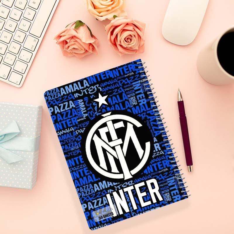 دفتر نقاشی 50 برگ کارنیکا طرح اینتر میلان Inter Milan کد 60571 مجموعه 4 عددی