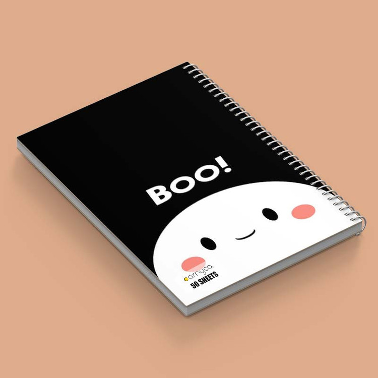 دفتر نقاشی 50 برگ کارنیکا طرح روح کیوت Cute Ghost کد 12818 مجموعه 4 عددی