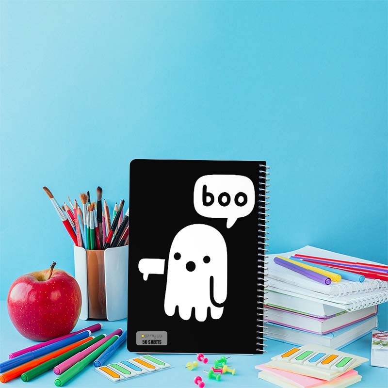 دفتر نقاشی 50 برگ کارنیکا طرح روح کیوت Cute Ghost کد 12818 مجموعه 4 عددی