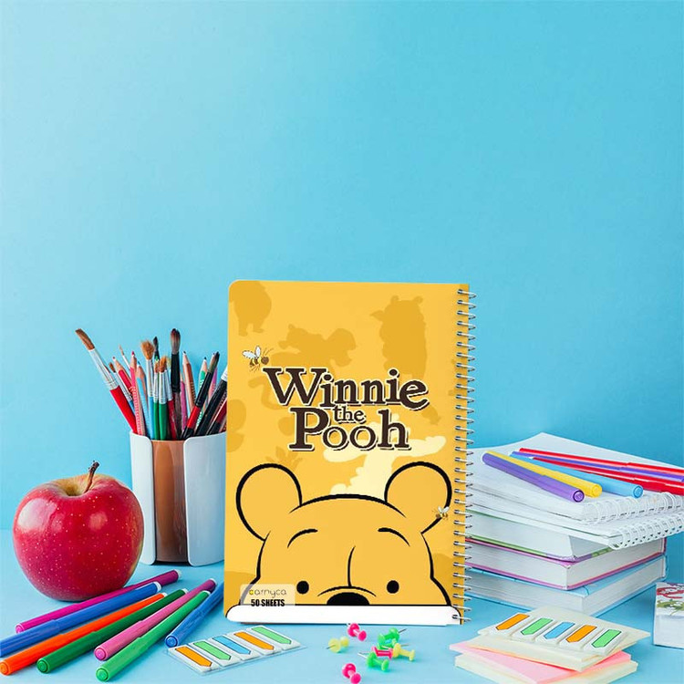 دفتر نقاشی 50 برگ کارنیکا طرح وینی خرسه Winnie the Pooh کد 62917 مجموعه 4 عددی