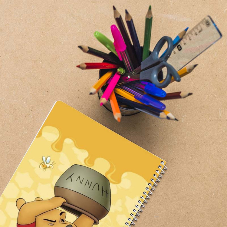 دفتر نقاشی 50 برگ کارنیکا طرح وینی خرسه Winnie the Pooh کد 62917 مجموعه 4 عددی