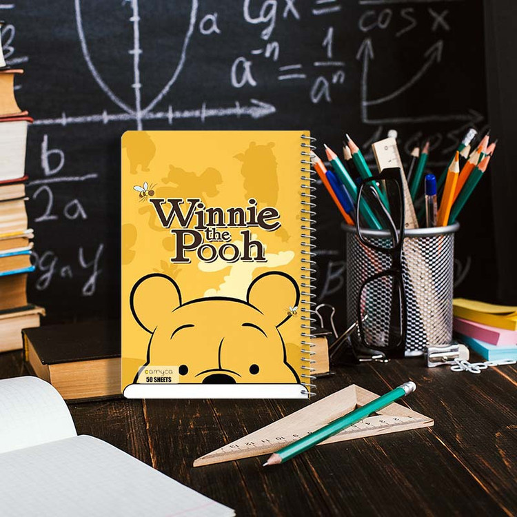 دفتر نقاشی 50 برگ کارنیکا طرح وینی خرسه Winnie the Pooh کد 62917 مجموعه 4 عددی