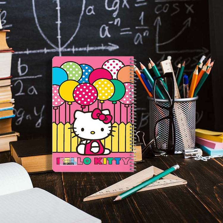 دفتر نقاشی 50 برگ کارنیکا طرح هلو کیتی hello kitty کد 14716 مجموعه 4 عددی