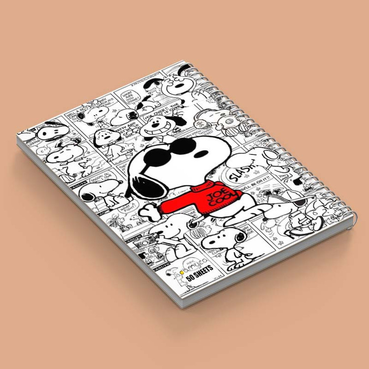 دفتر نقاشی 50 برگ کارنیکا طرح فیلم بادامزمینیها The Peanuts کد 48567 مجموعه 4 عددی