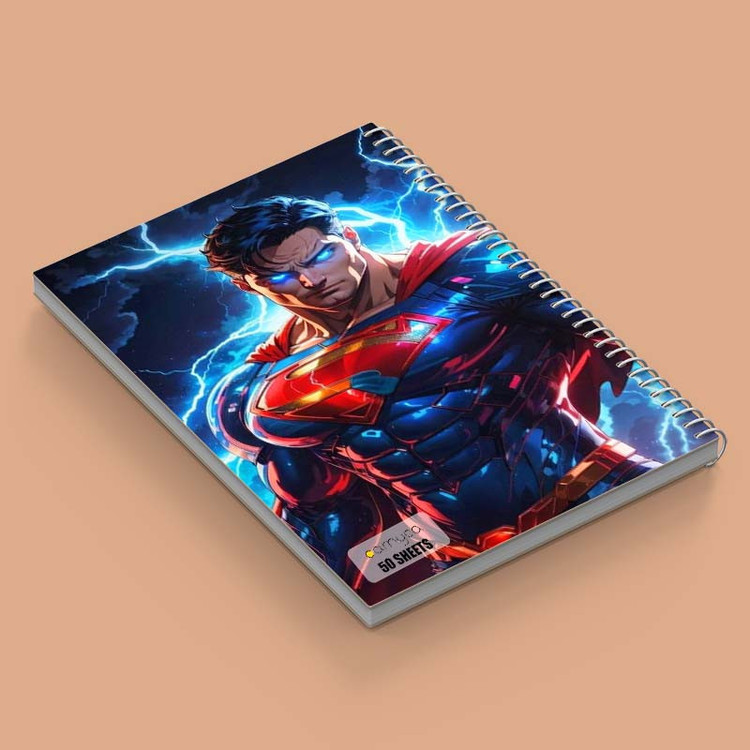دفتر نقاشی 50 برگ کارنیکا طرح سوپرمن Superman کد 66745 مجموعه 4 عددی